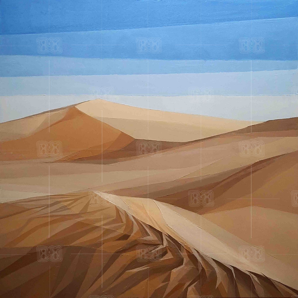 Color of Earth. Brown - abstract oil landscape 100x100 cm Color of Earth. Brown - abstract oil landscape 100x100 cm