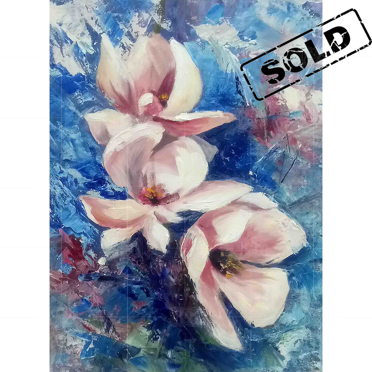 Magnolia flowers- original painting Magnolia flowers- original painting