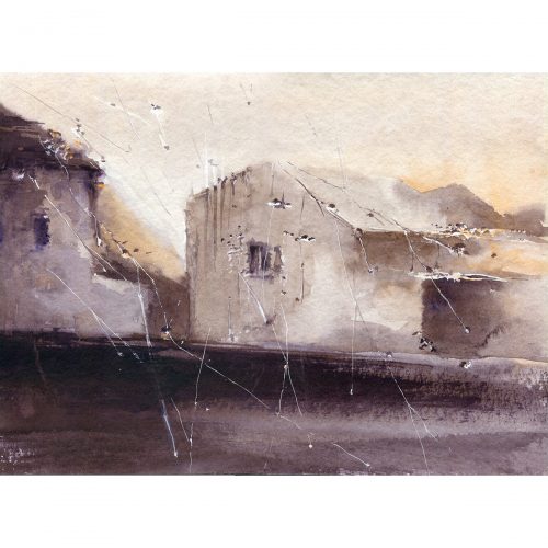Rainy trip, episode 6 - watercolor 40x30 cm
