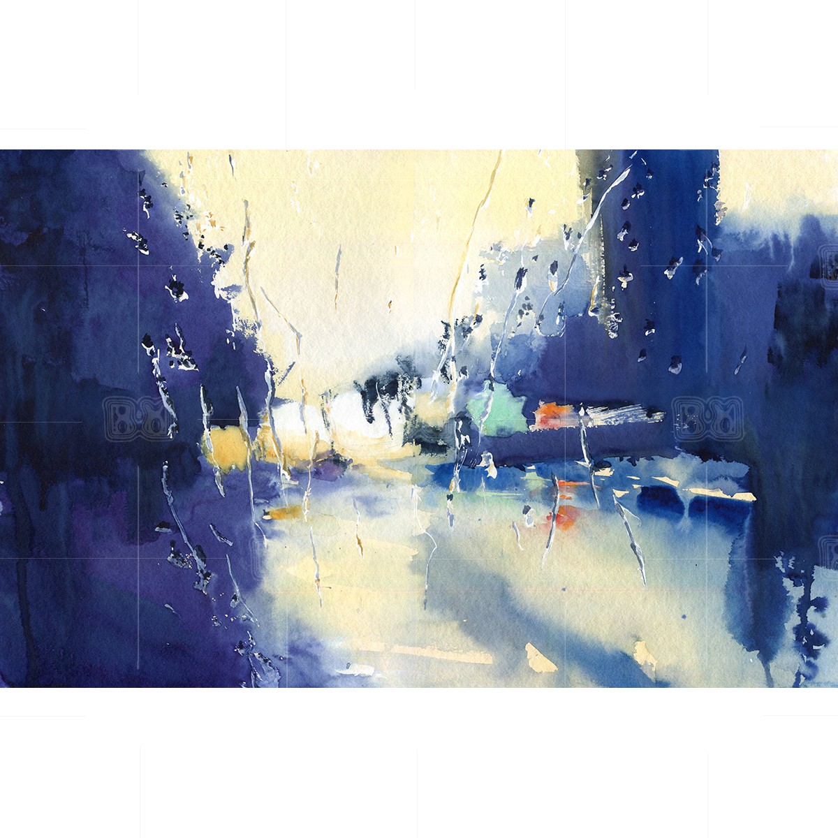 Rainy trip, episode 1 - watercolor 60x40 cm Rainy trip, episode 1 - watercolor 60x40 cm