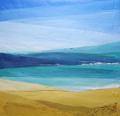 Blue - oil paintins on canvas 50x50 cm